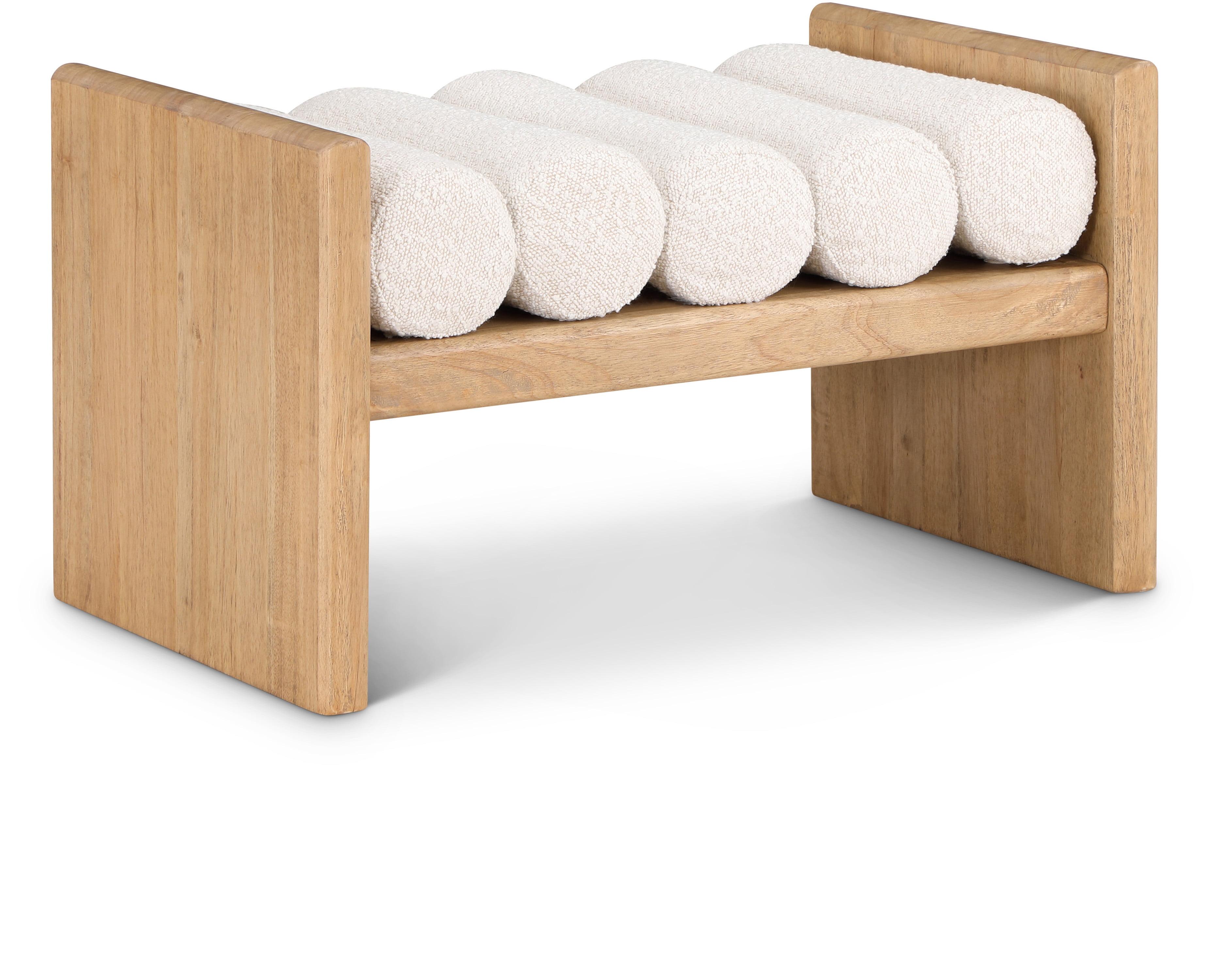 Reeves Boucle Wood Bench