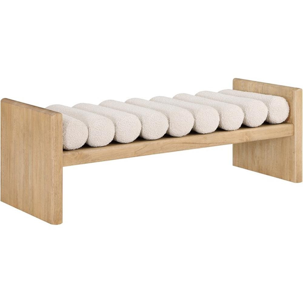 Reeves Boucle Wood Bench