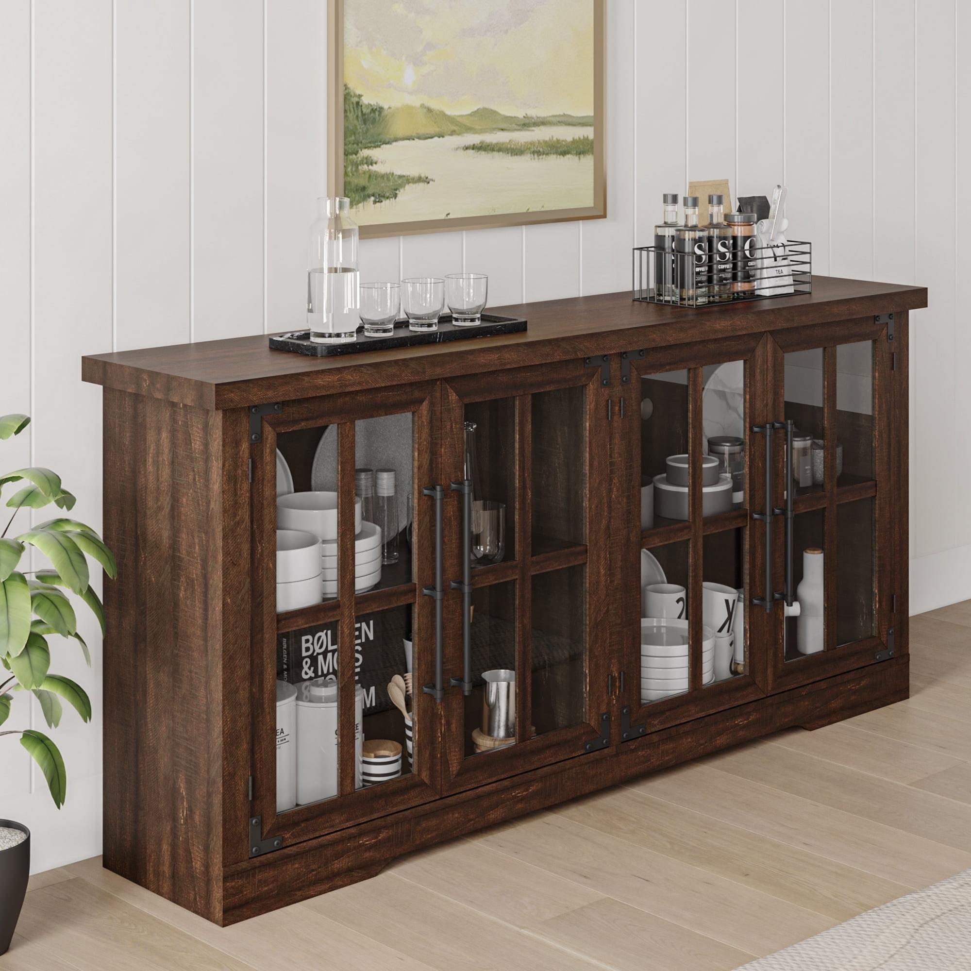 Lark Manor™ Pfarr 63" Wide Sideboard with glass doors