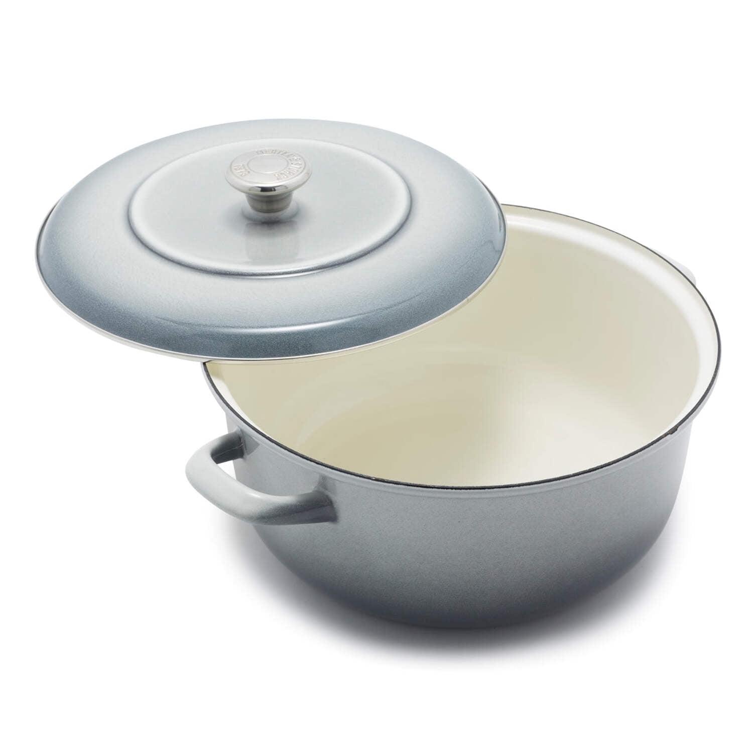 Merten and Storck Merten And Storck 7 Quarts Non-Stick Enameled Cast Iron Round Dutch Oven