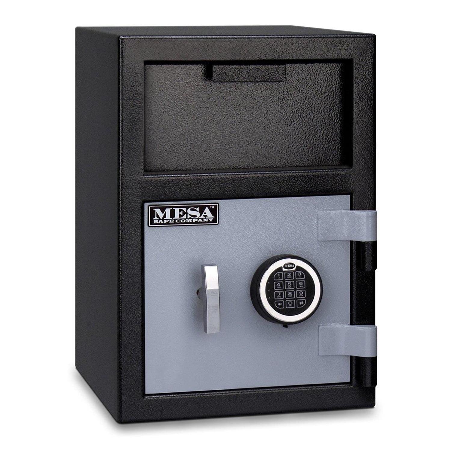 Mesa Black and Gray Electronic Lock Depository Safe