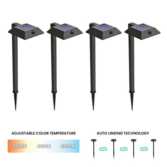 Home Zone Security Low Voltage Solar Powered Integrated LED Pathway Light