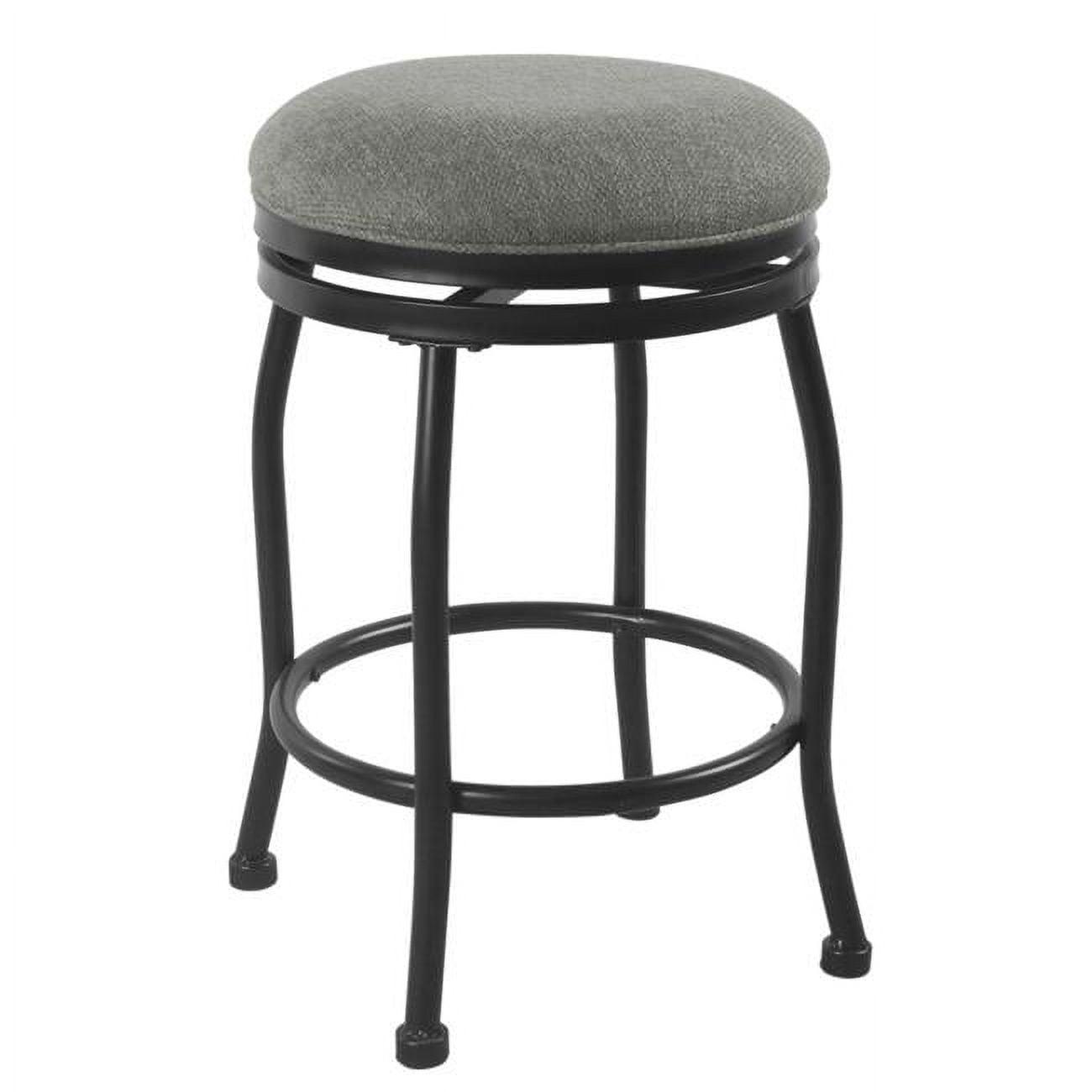 24" Swivel Counter Height Barstool with Metal Legs - HomePop