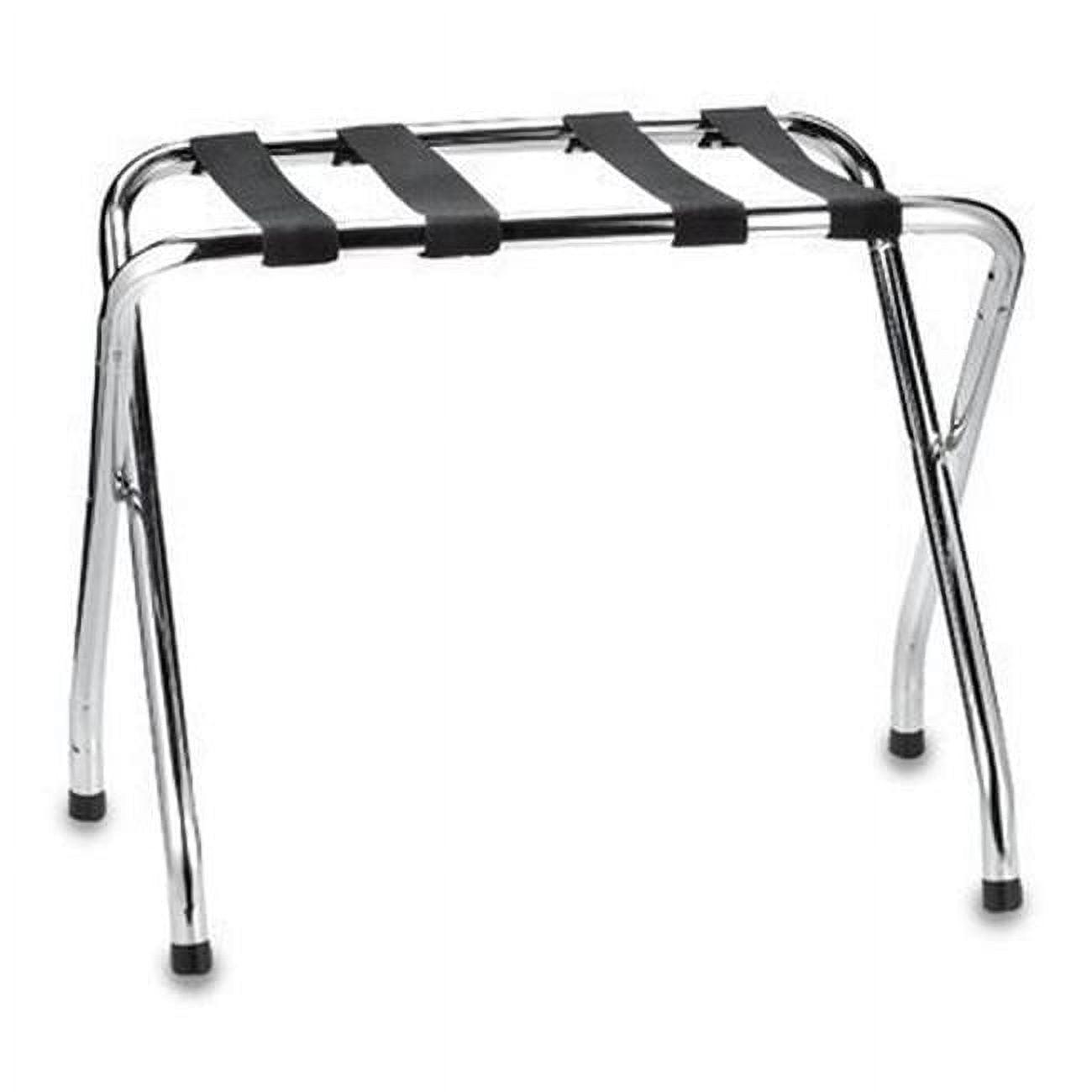 USTECH USTECH Luggage Rack-Single Tier, DIY, Storage Organizer, Chrome, Pack of 1