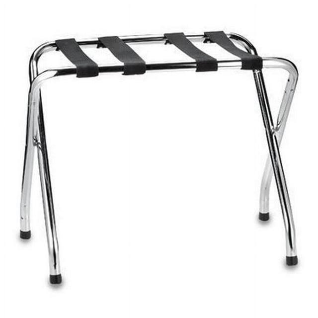 USTECH USTECH Luggage Rack-Single Tier, DIY, Storage Organizer, Chrome, Pack of 1