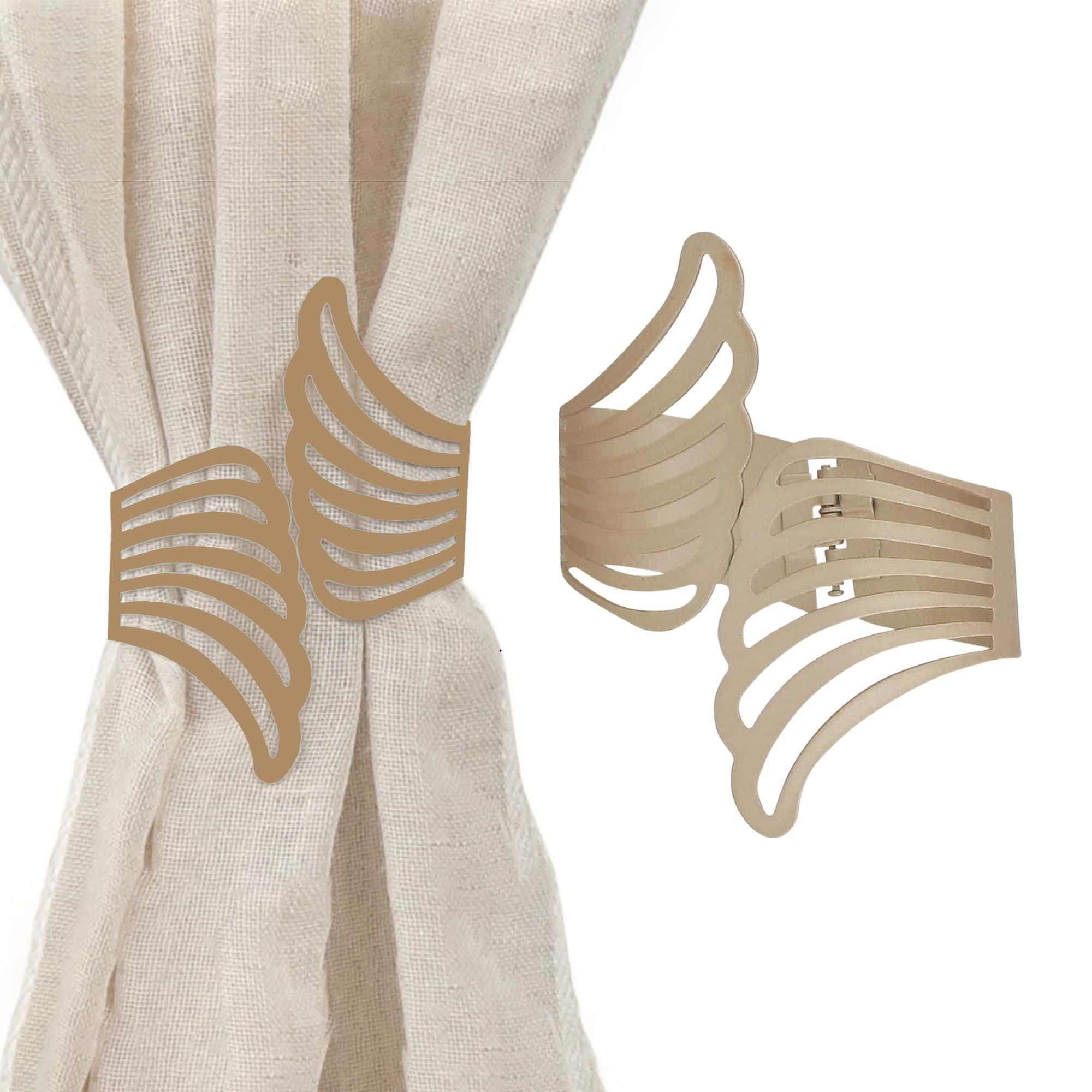 Evideco Angel  Metal Wings Curtain Tieback – Elegant and Durable Design