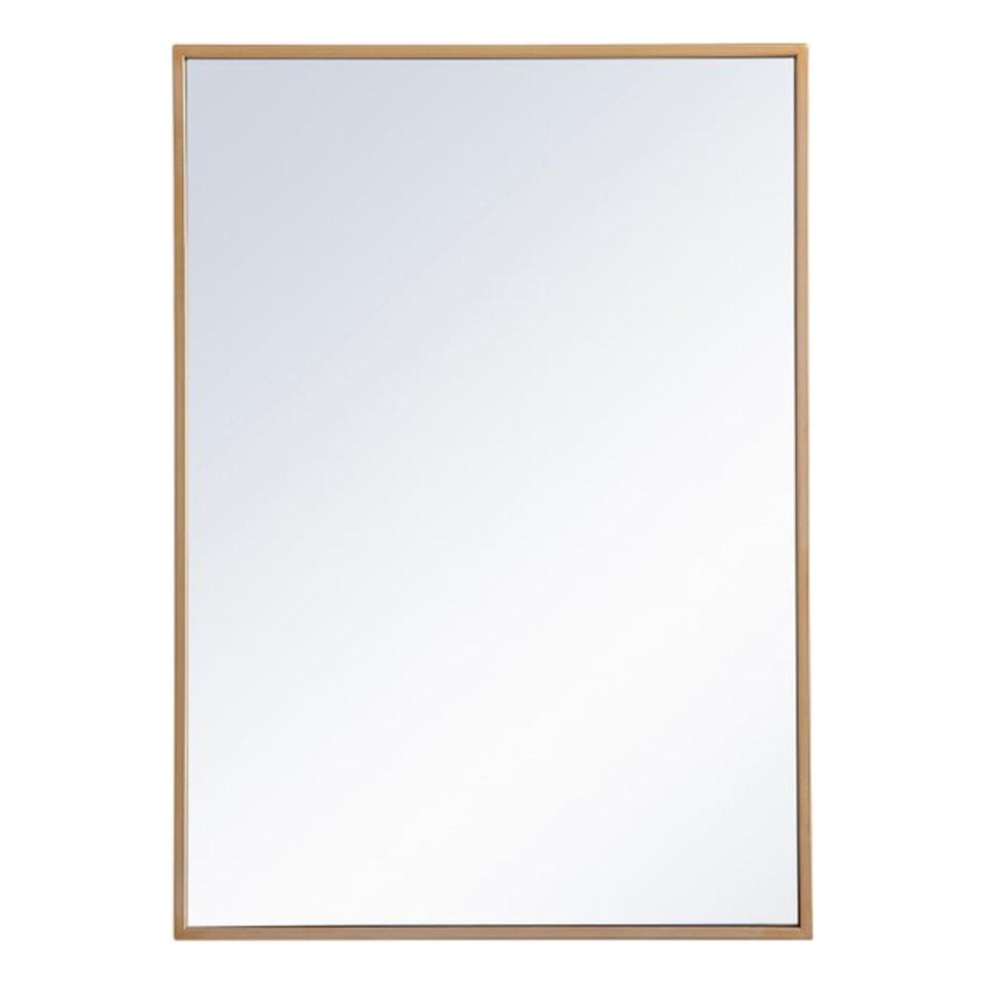 Clapp W 28'' H Surface Framed Medicine Cabinet Mirror 2 Adjustable