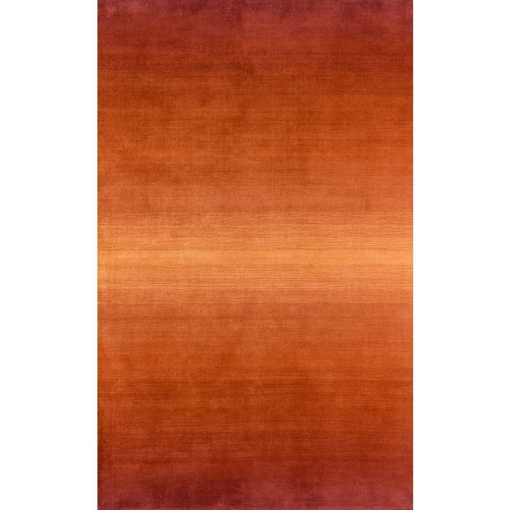 Momeni Contemporary Rectangle Area Rug, Paprika, 2'3" X 3'9"