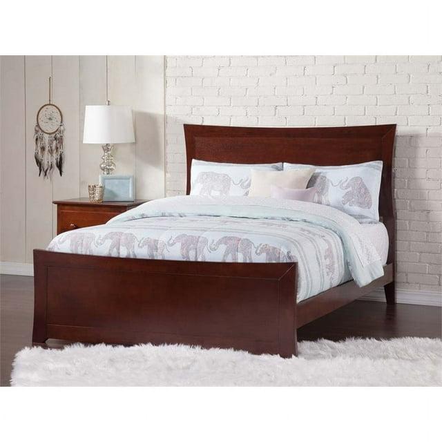 AFI Furnishings Metro Low Profile Solid Wood Platform Bed with Matching Footboard