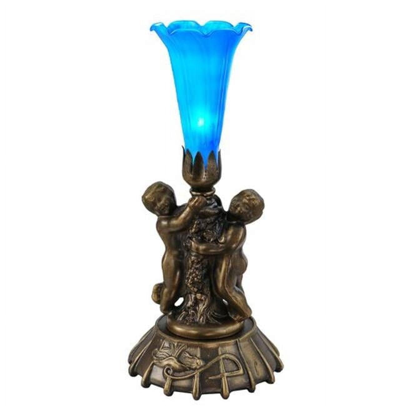 Twin Cherub Torchiere Lamp