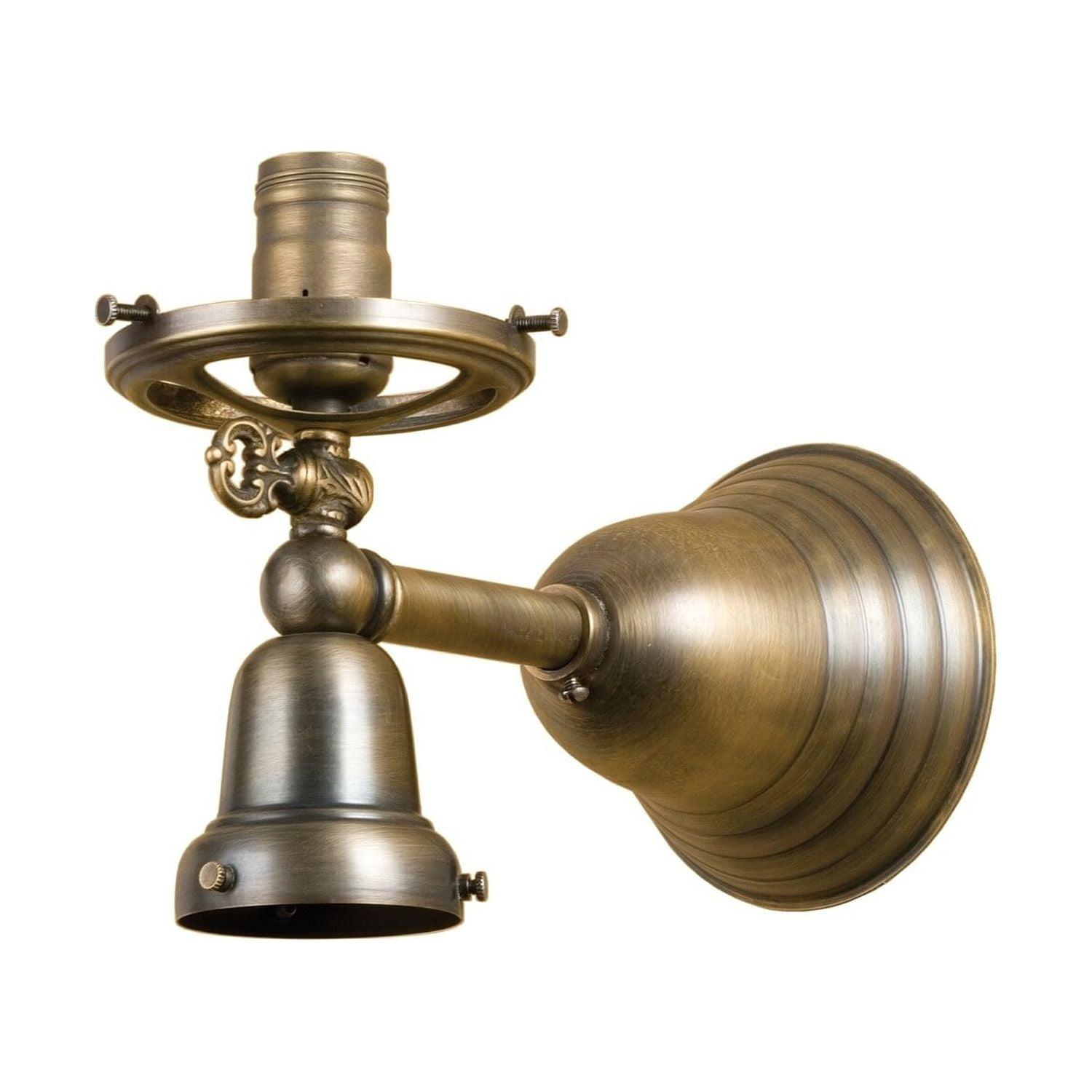 Revival Antique Brass Dual-Light Wall Sconce