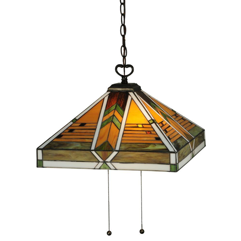 2 - Light Geometric Chandelier