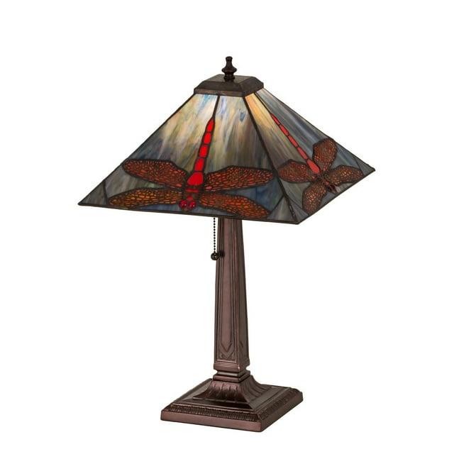 Meyda Lighting Meyda Tiffany & Stained Glass Metal Table Lamp