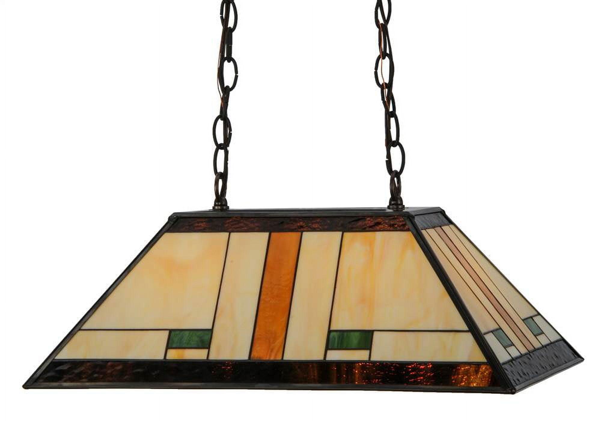 Manhattan 2 - Light Dark Rubbed Oil Bronze Pool Table Lights Pendant