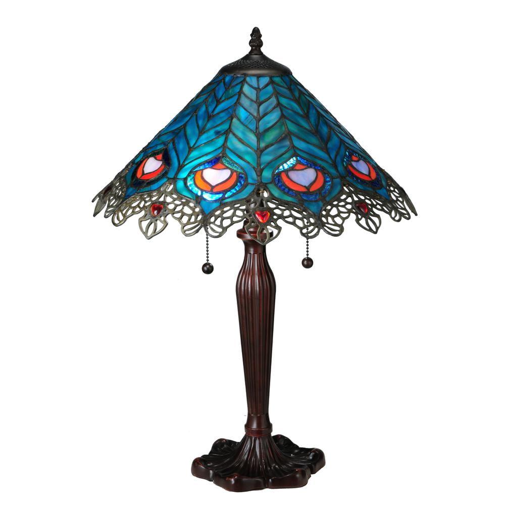 Meyda Tiffany & Stained Glass Table Lamp