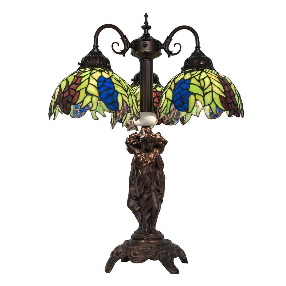 Meyda Lighting Meyda Tiffany & Stained Glass Metal Arched Lamp