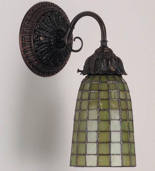 Elegant Bronze Direct Wired 1-Light Sconce with Candelabra Base