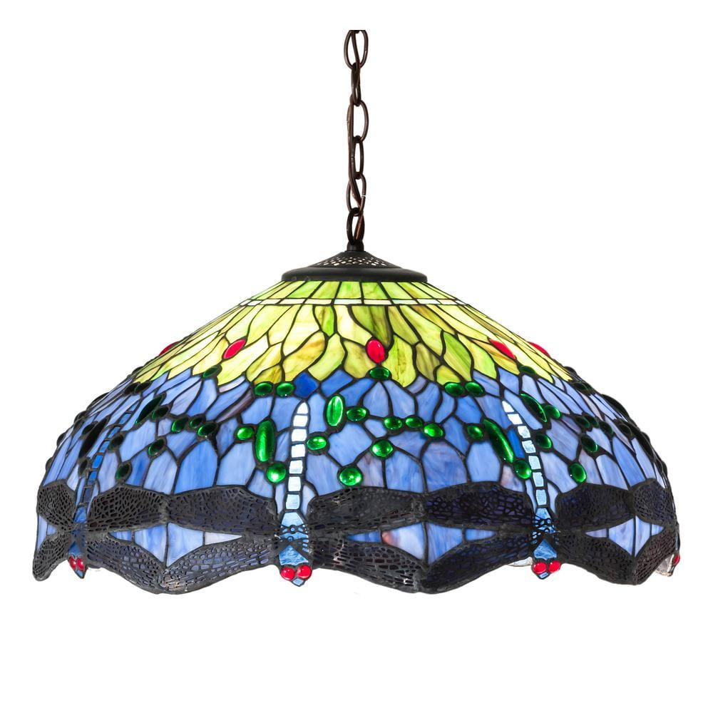 Meyda Tiffany 46584 3 Light 22" Wide Pendant - Tiffany Glass