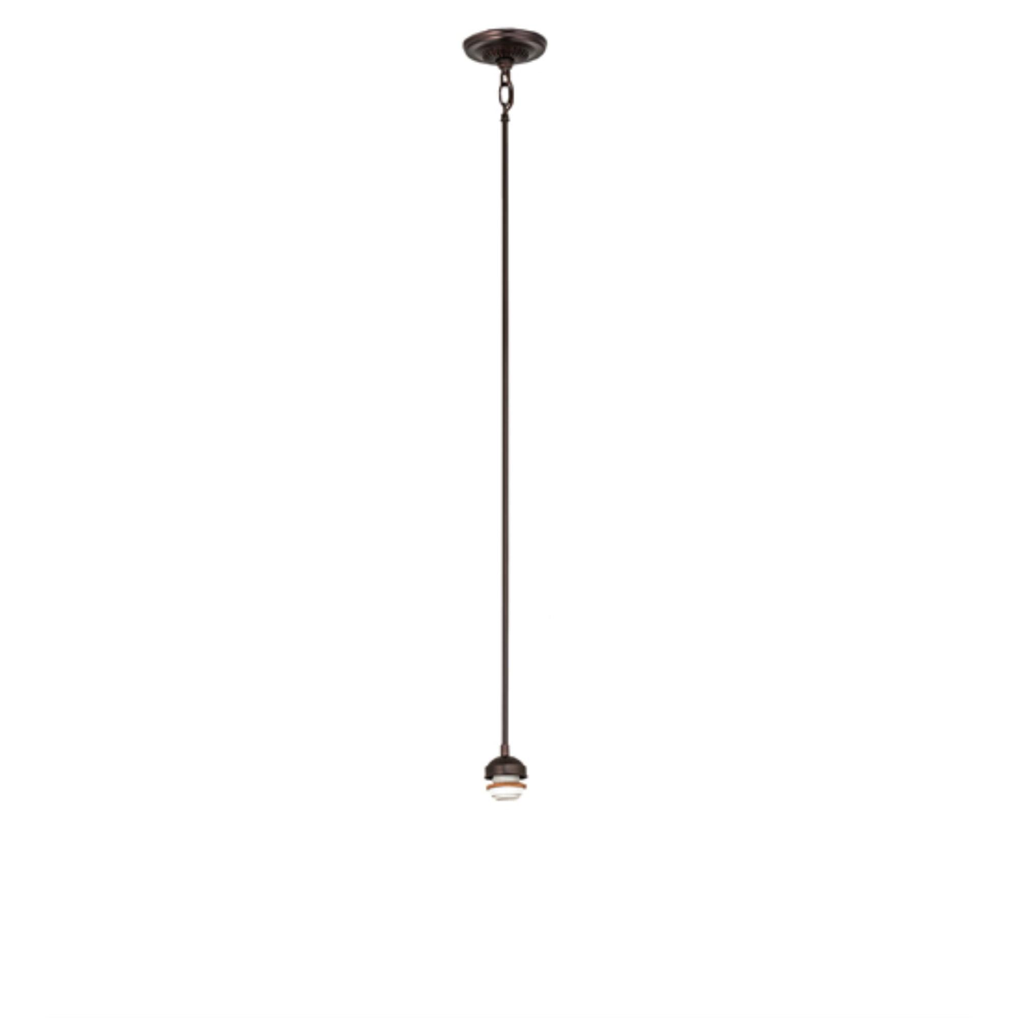 Antique Copper Adjustable Height Bell Pendant Light, Energy Star