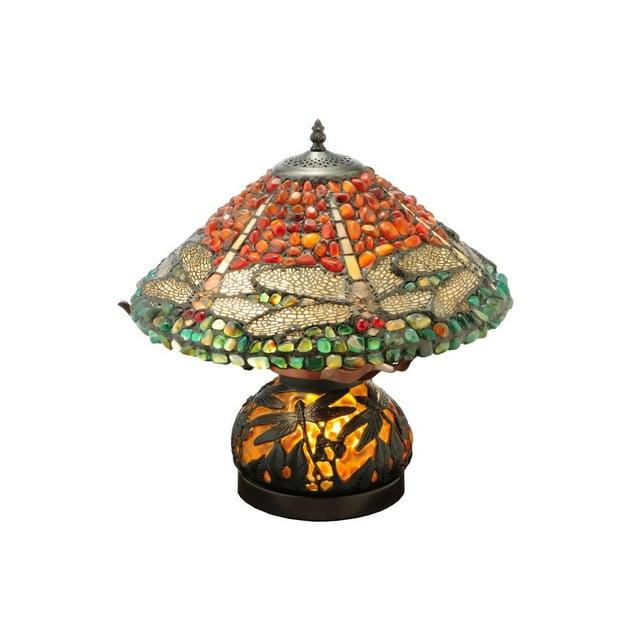 Dragonfly Polished Metal Table Lamp