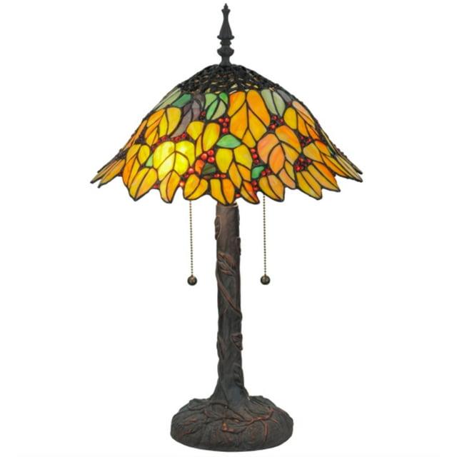 Meyda Tiffany 139603 Lighting, 24.5" Height, Finish: Verdigris,Mahogany Bronze