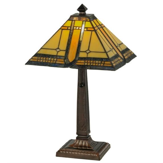 Meyda Lighting Sierra Prairie Mission Metal Table Lamp