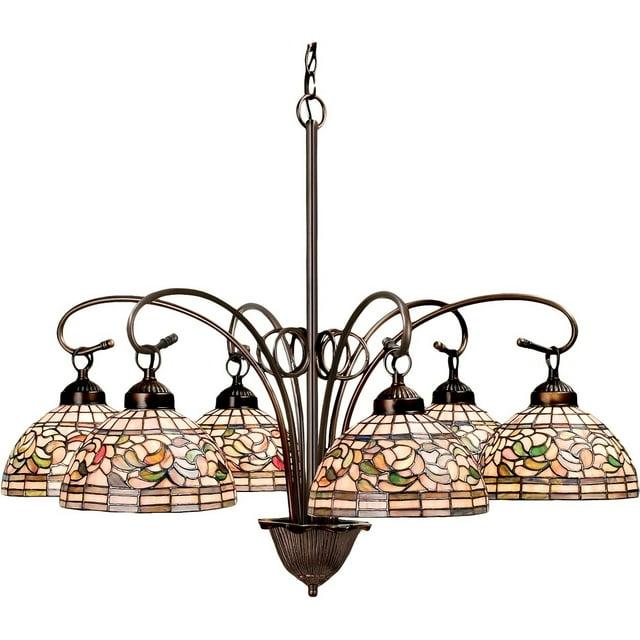 Turning Leaf 6 - Light Dimmable Classic / Traditional Chandelier