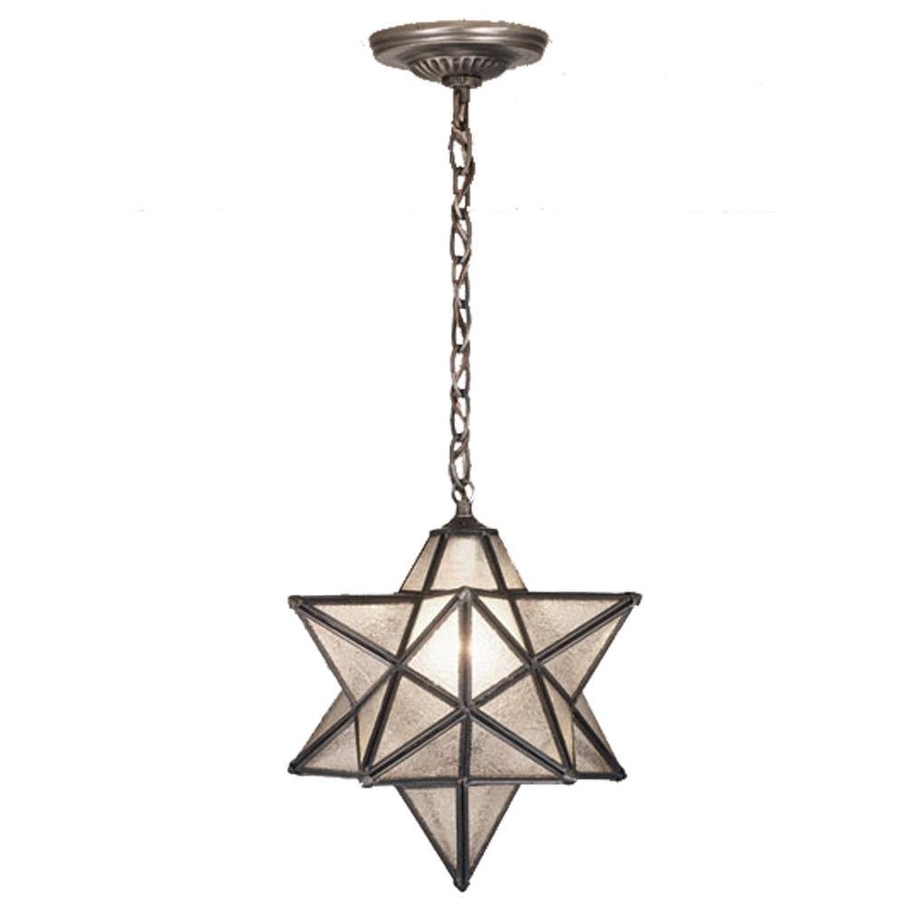 Meyda Tiffany & Stained Glass 1 - Light Antique Brass Single Pendant