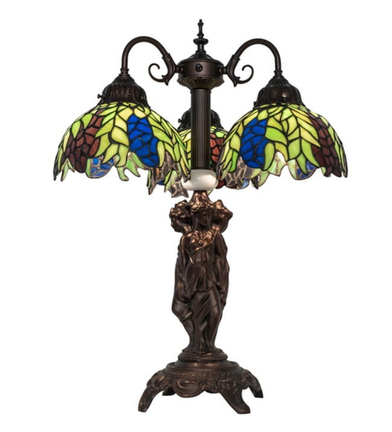 Meyda Lighting Meyda Tiffany & Stained Glass Metal Arched Lamp