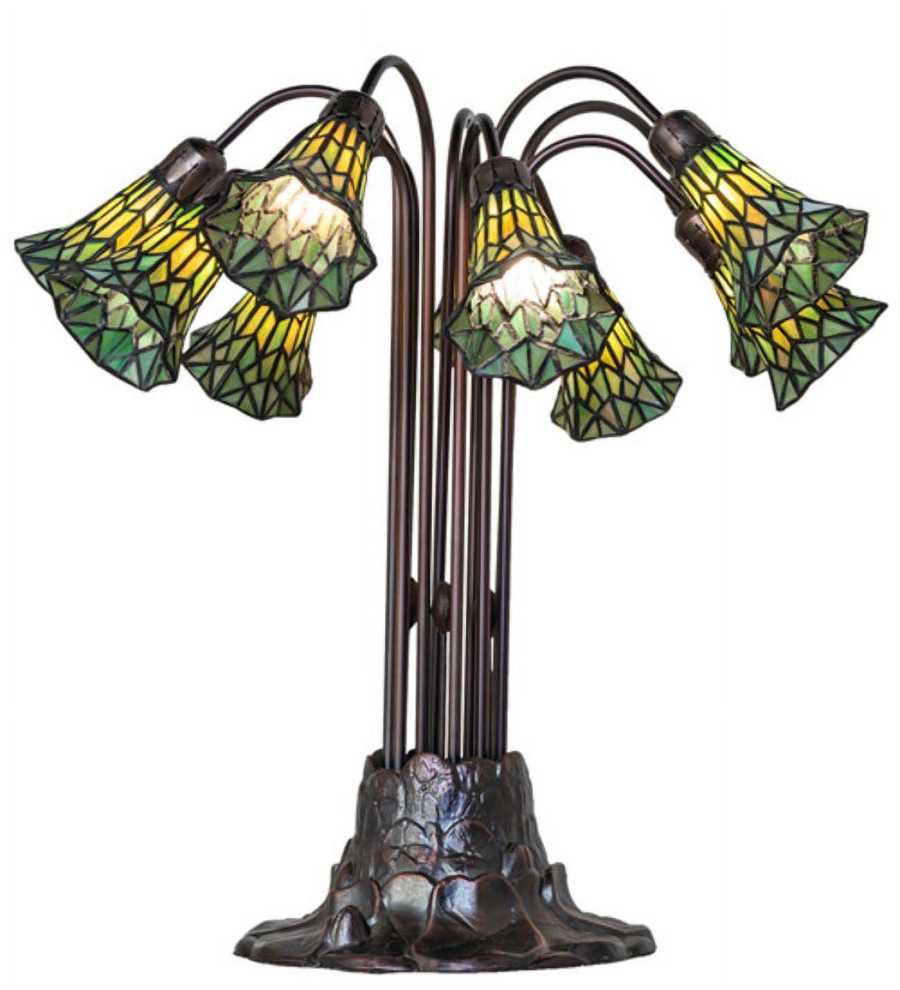 Meyda Lighting Pond Lily Metal Table Lamp