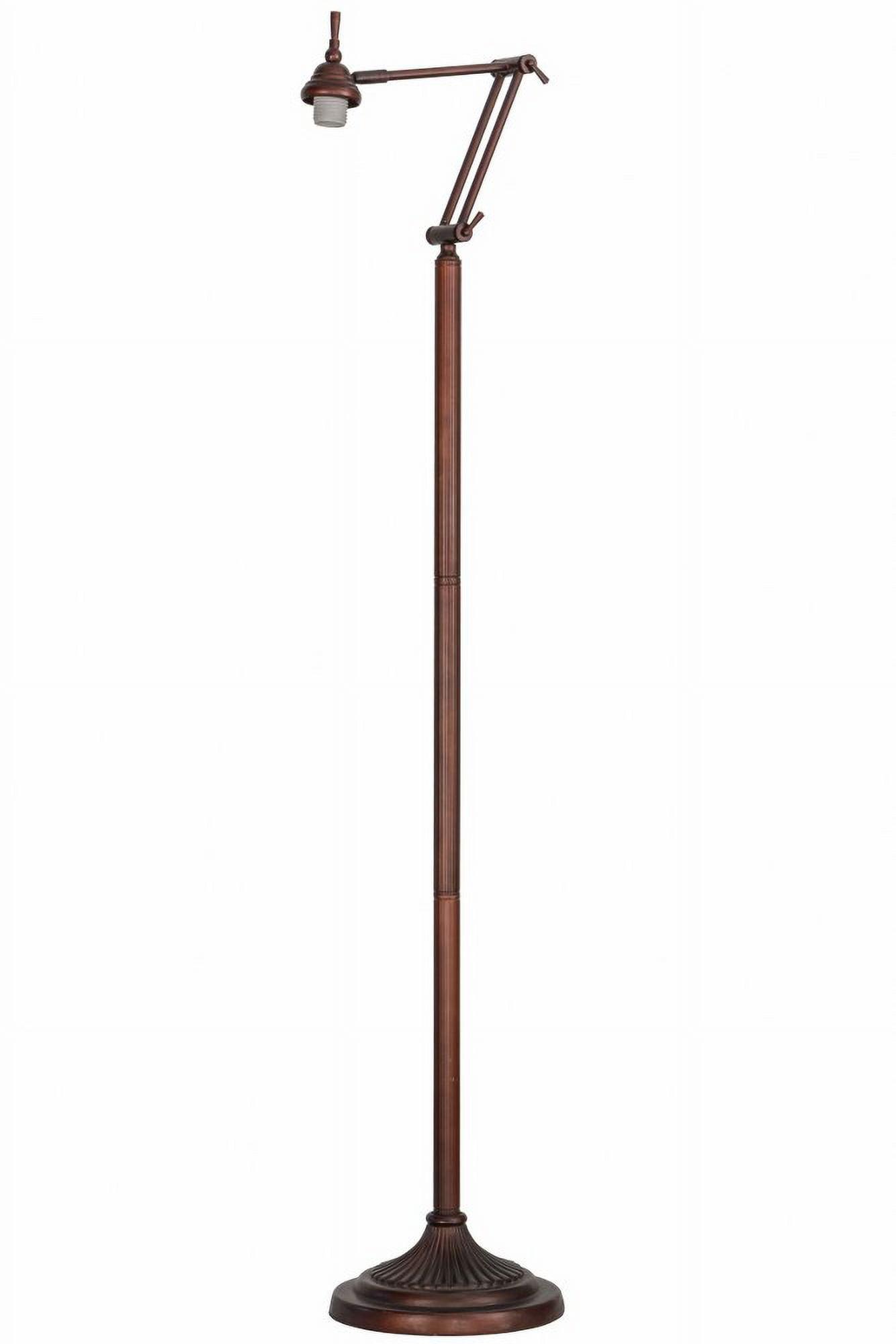 Meyda Tiffany 65945 Swing Arm Floor Lamp Base, 10.45" x 10.45" x 64.6"