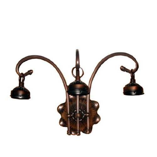 Victorian Bronze 3-Light Wall Sconce with Direct Wired Electric