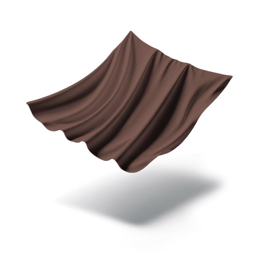 King Brown Brushed Microfiber Flat Sheet