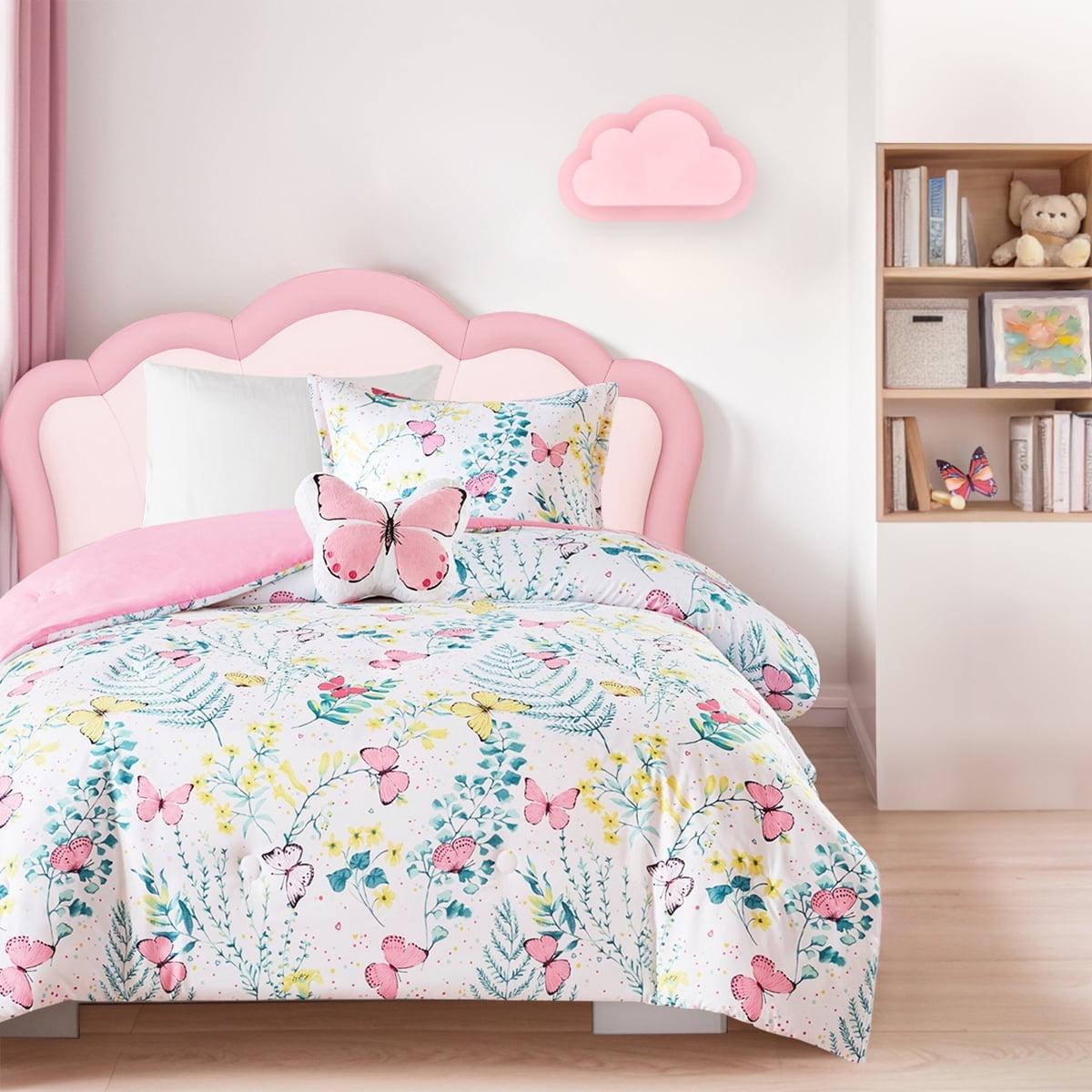 Cynthia Printed Butterfly Comforter Set