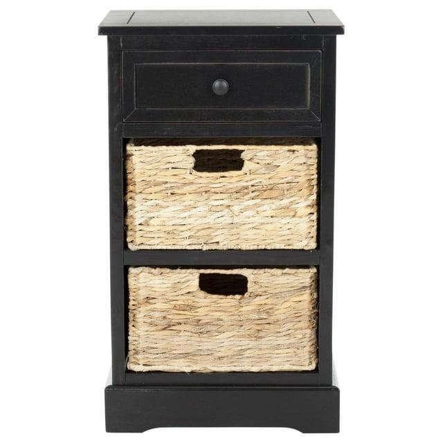 Carrie Side Table - Distressed Black - Safavieh.