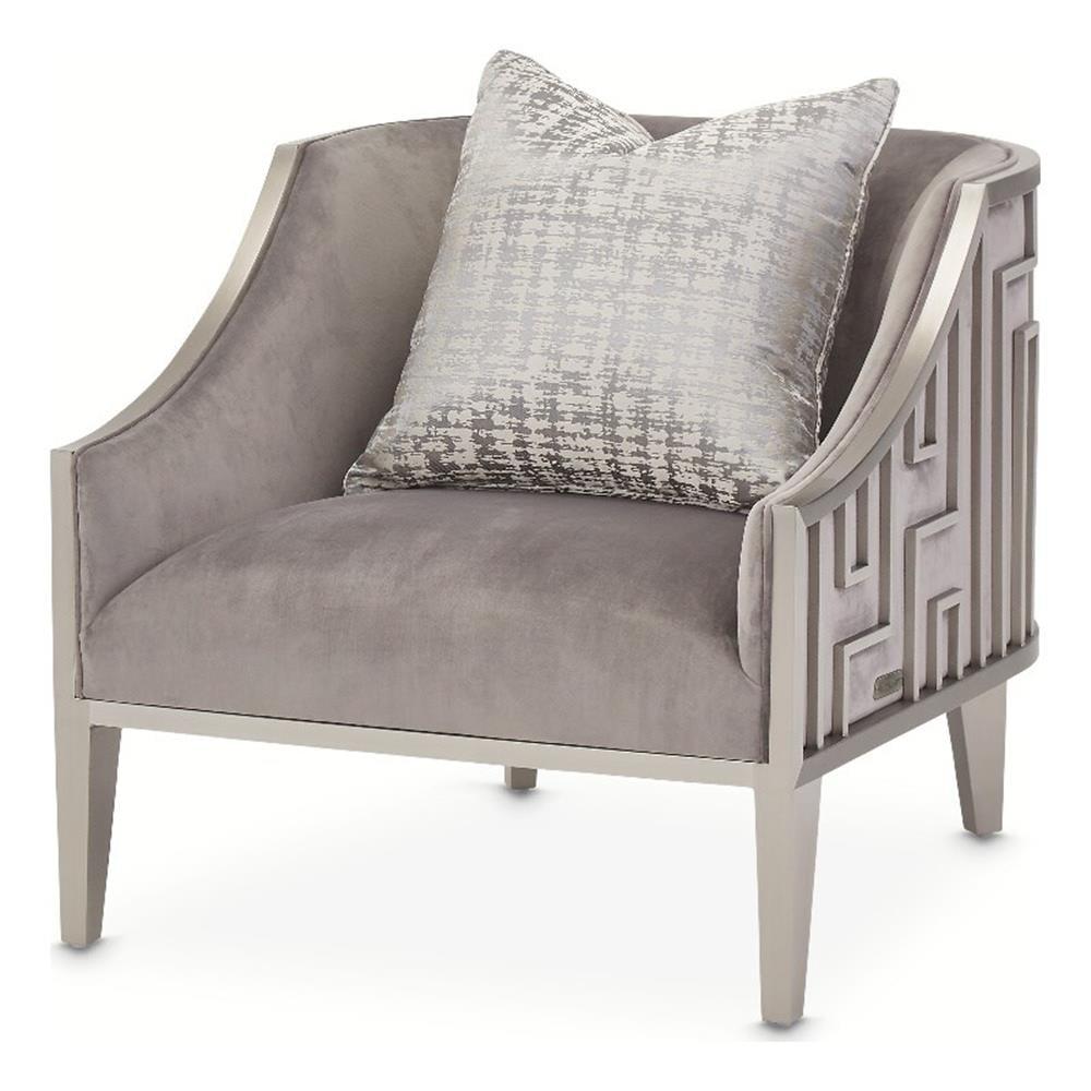 Michael Amini Roxbury Park Velvet Armchair