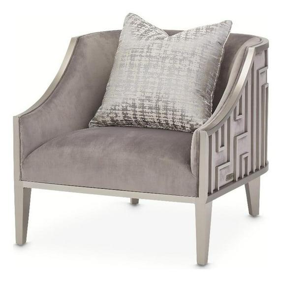 Michael Amini Roxbury Park Velvet Armchair