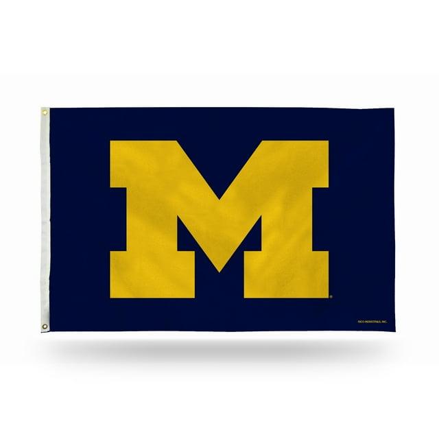 Michigan-Wolverine's 3X5 Indoor Outdoor Banner Flag w/grommets for hanging