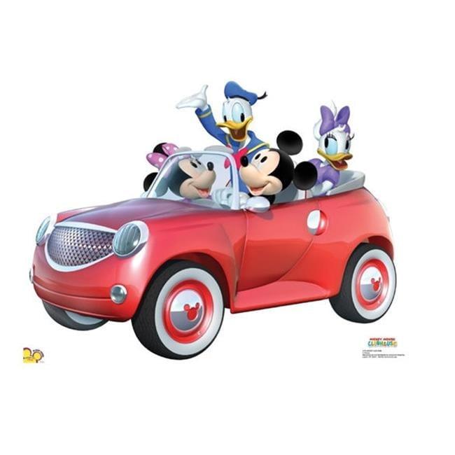 Mickey and Friends Car Ride Cardboard Stand-Up