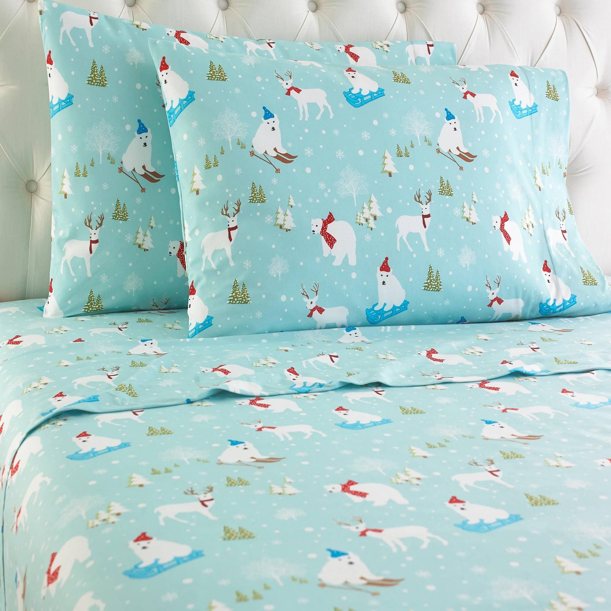Micro Flannel® Micro Flannel® Printed Deep-Pocket Sheet Set