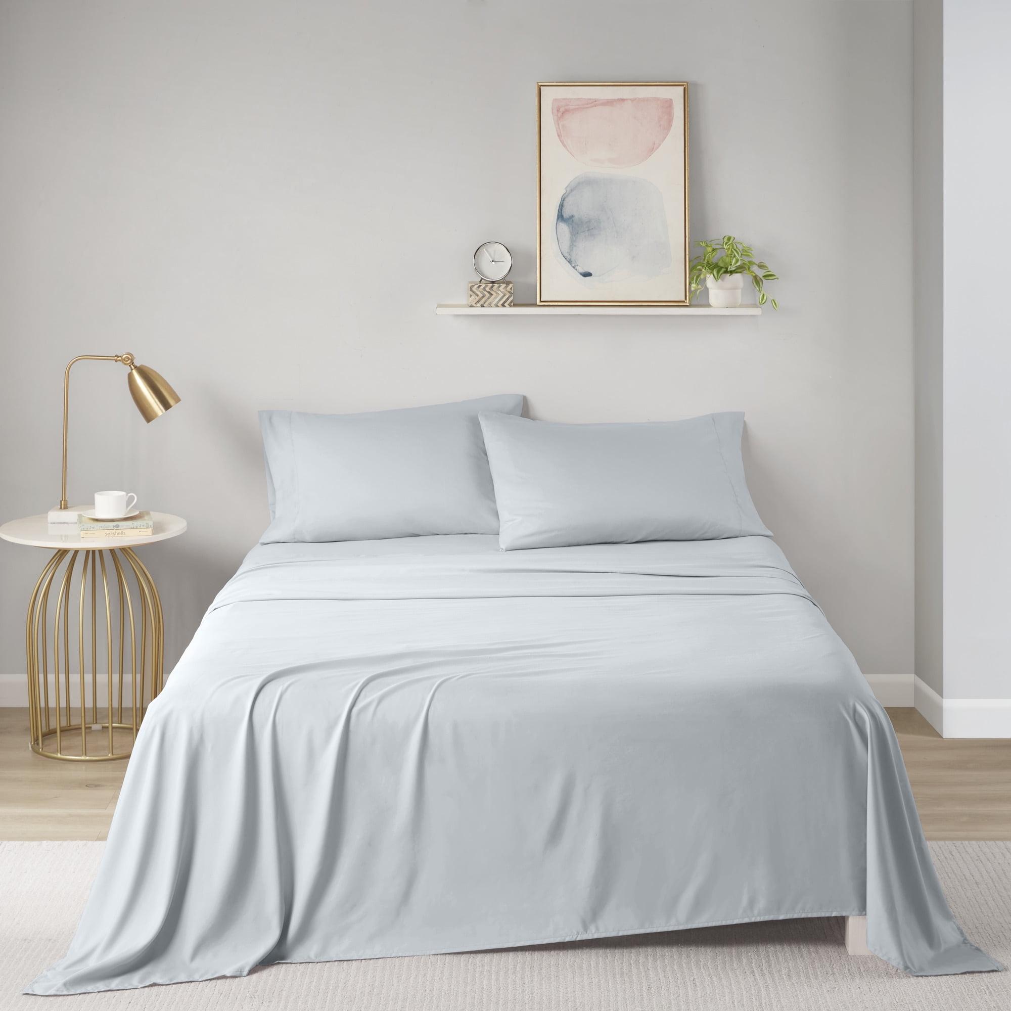 Twin Extra Long Microfiber All Season Soft Touch Sheet Set Gray