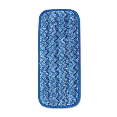 Blue Microfiber Wall and Stair Wet Mop Pad