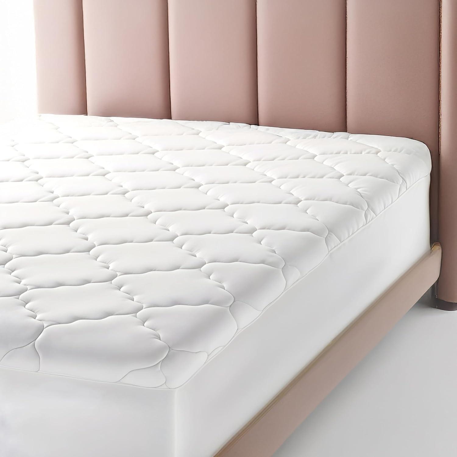 Micropuff Soft and Comfortable Mattress Pad - Durable Fabric - Odorless Filling - 100 GSM
