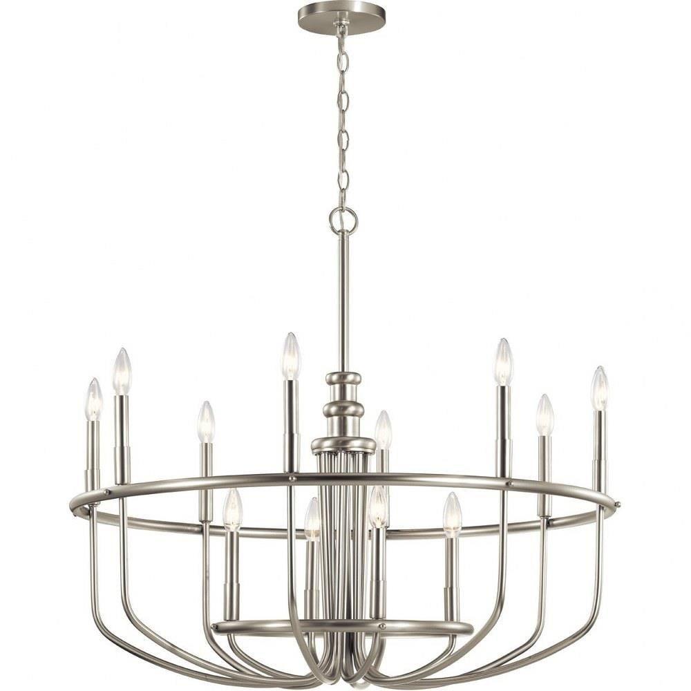 Kuzey 12 - Light Wagon Wheel Chandelier