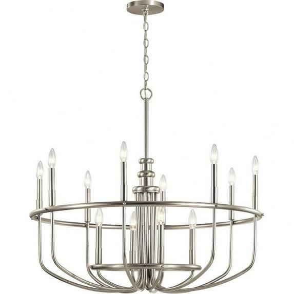 Kuzey 12 - Light Wagon Wheel Chandelier