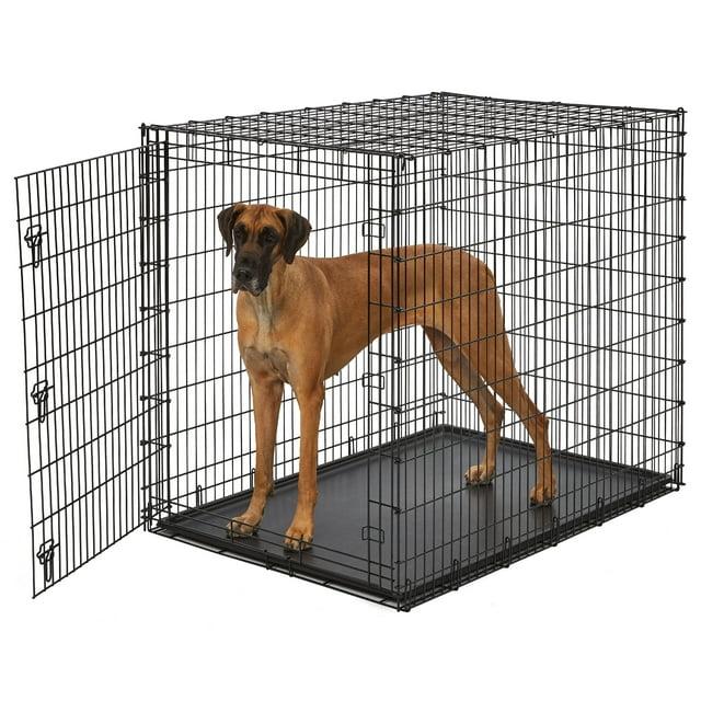 MidWest Homes For Pets XX-Large Single Door Metal Wire Dog Crate, 54"