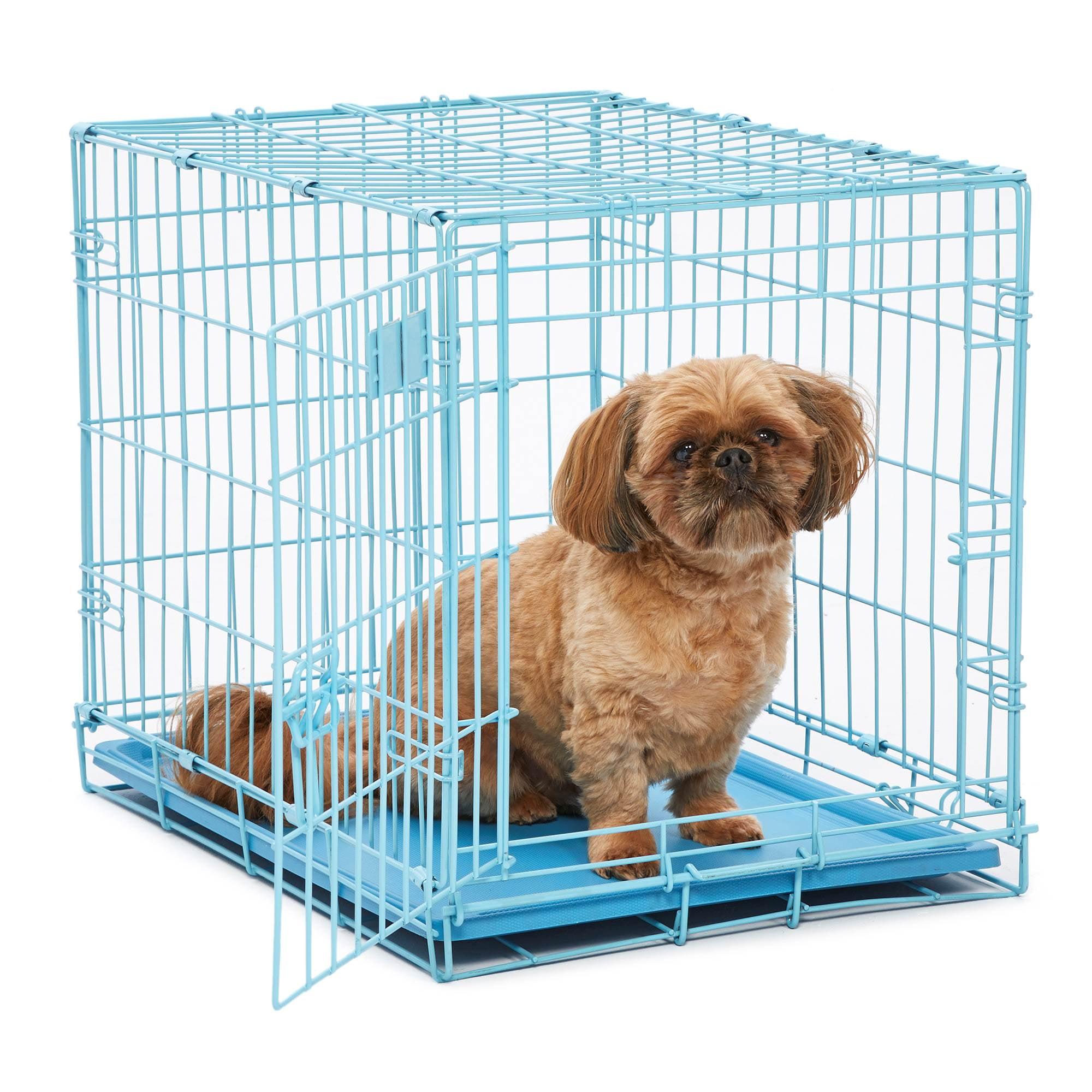 Midwest Homes For Pets MidWest Homes for Pets Folding Metal Dog Crate with Divider Panel & Leak Proof Tray