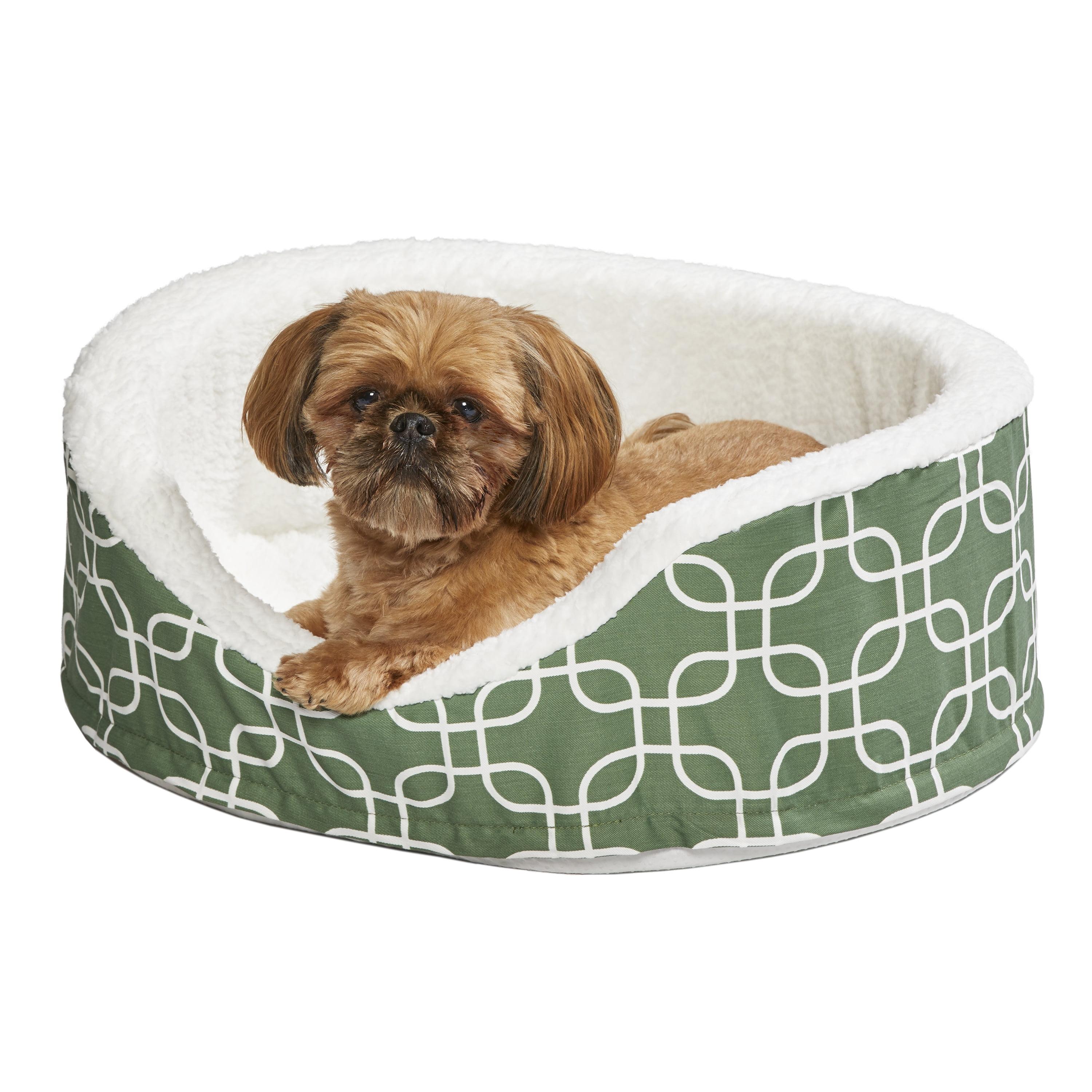 Quiet Time Orthopedic Egg-Crate Nesting Pet Bed w/ Polytetrafluoroethylene Fabric Protector