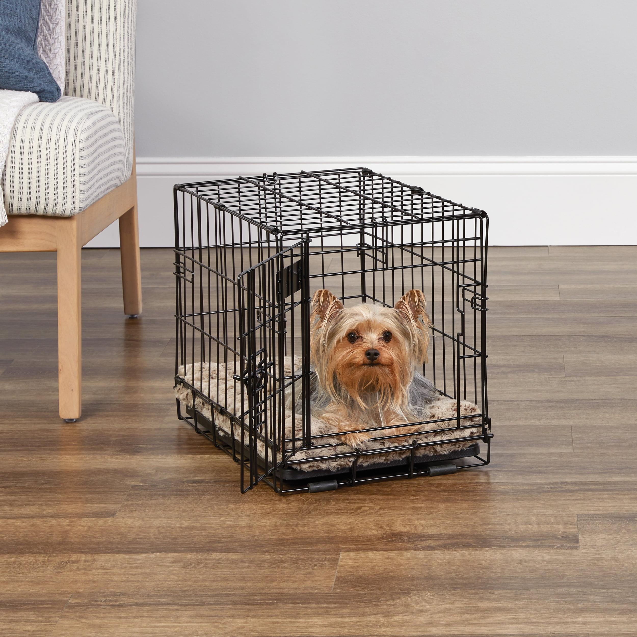MidWest Homes for Pets Newly Enhanced Single Door iCrate Dog Crate Includes Divider Panel