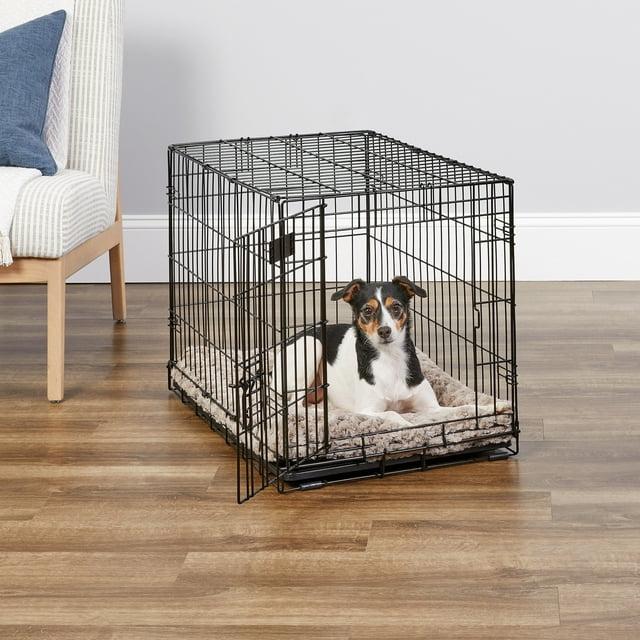 MidWest Homes for Pets Newly Enhanced Single Door iCrate Dog Crate Includes Divider Panel